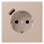 Jung LC1520-18A240 SCHUKO-Steckd.m.USB Typ A LC32131