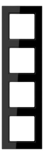 Jung AC584BFSW Rahmen 4fach bruchsicher Serie A creation schwarz