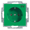 BJ 20 EUCB-13-914-10 SCHUKO Steckdose SV grün Busch-balance SI