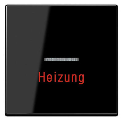 Jung A590HSW Wippe Heizung Notschalter m.Lichtleiter Serie A schwarz