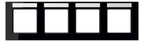 Jung AC5840BFNASW Rahmen 4fach Schriftf. waagerecht bruchs. A creation schwarz