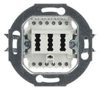 BJ 0242/04 TAE-Anschlussdose 2x6/6 NFF alpinweiss