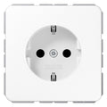 Jung CD1520NBFKIWW SCHUKO Steckdose o.Kralle erh.Ber. bruchs. alpinweiß
