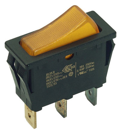 Bachmann 924.113 Wippenschalter s/gelb Serie 3652 1pol Ausschalter bel.