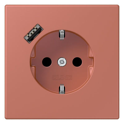 Jung LC1520-18A236 SCHUKO-Steckd.m.USB Typ A LC32121