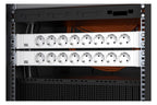 Bachmann 333.001 19" 1,5HE 8xSchuko weiß Strom 2m Schuko