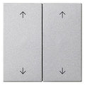 GIRA 538726 Wippe 2fach Pfeile System 55 Farbe Alu