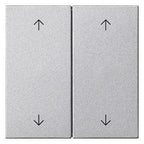 GIRA 538726 Wippe 2fach Pfeile System 55 Farbe Alu