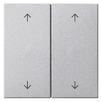 GIRA 538726 Wippe 2fach Pfeile System 55 Farbe Alu