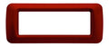 GEWISS GW22536 Abdeckrahmen System Top 6M Burgundrot