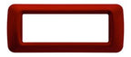GEWISS GW22536 Abdeckrahmen System Top 6M Burgundrot