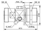TEGA 100024578 7-16 Überspannungs- ableiter Einbau (f-f) 50Ohm 230V
