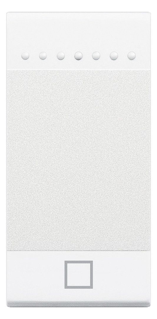 BTicino N4915AEN LivingLight Wippe 1M m.Symbol STOP Weiß