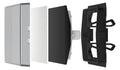 Jung A590NAGL Wippe transparent Beschriftungsfläche 50x50mm Serie A/AS