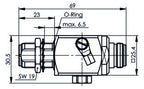 TEGA 100024248 N-Überspannungsableiter (F-F) 50Ohm 90V Einbau