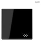 Jung A590LSW Wippe Symbol Licht Serie A schwarz