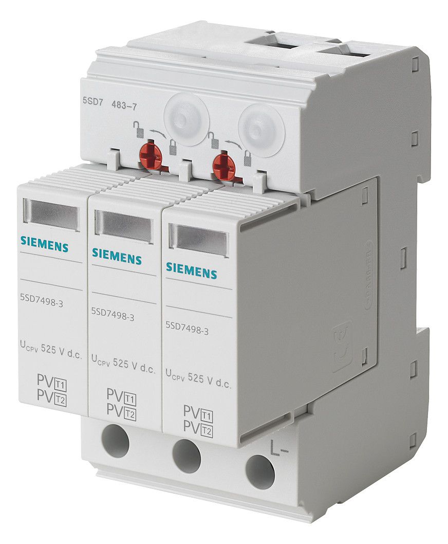 Siemens 5SD7483-6 Überspannungsableiter Typ 1+2 UC 1050VDC 40kA 80A 2+V