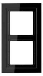 Jung LSD982SW Rahmen 2fach LS/FD-design schwarz