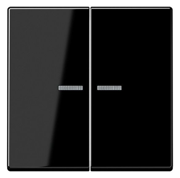 Jung A595BFKO5SW Wippe Serienschalter m.Lichtleiter Serie A schwarz