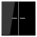 Jung A595BFKO5SW Wippe Serienschalter m.Lichtleiter Serie A schwarz