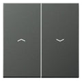 Jung AL2995PAN Wippe m.Symbolen Auf/Ab f.509VU/539VU LS Aluminium anthrazit