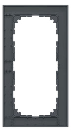 Mert MEG 4025-3614 M-Pure-Rahmen 2fach o.Mittelsteg anthrazit
