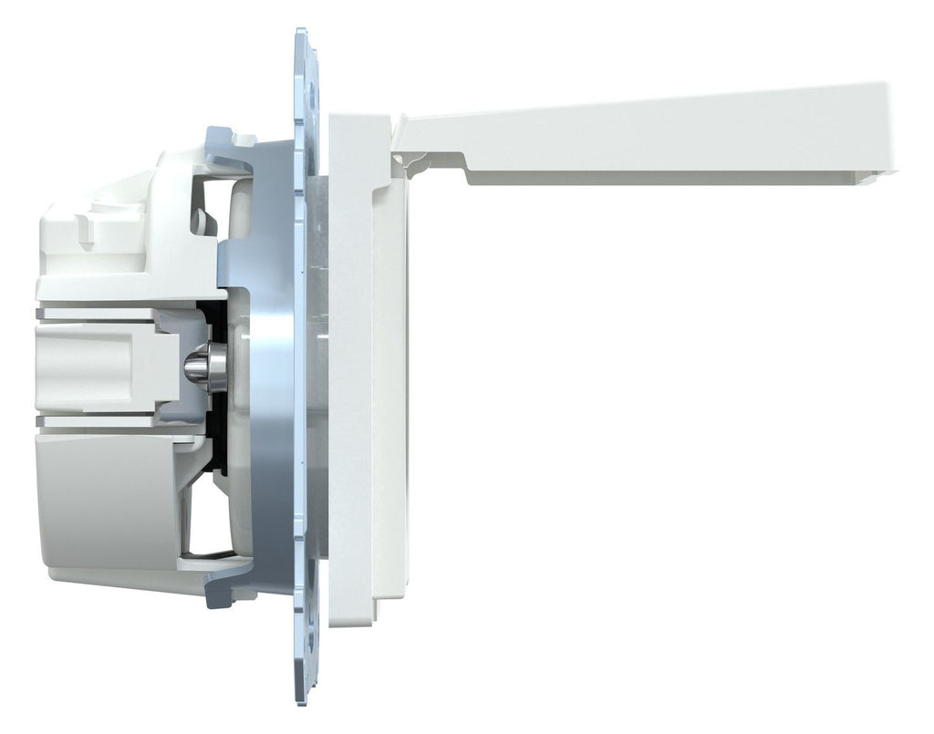 Mert MEG 2314-0325 SCHUKO-Steckdose BRS Klappd. IP44 StK aktivweiß glänz. Sys.M