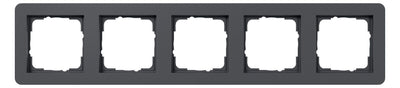 GIRA 0215152 Abdeckrahmen 5f Gira E1 Anthrazit