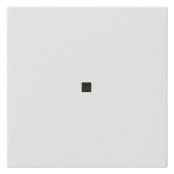 GIRA 537103 Wippe 1fach unbedruckt KF System 55 Reinweiß glänzend