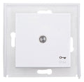 Kopp 493962009 HK07 IP44 Flächenwippe m. Linse u.Symbol "Schlüssel" reinweiß