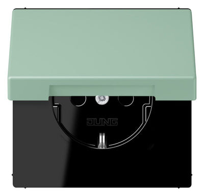Jung LC1520BFKIKL217 SCHUKO Steckd.KI m. Klappdeckel LC32041