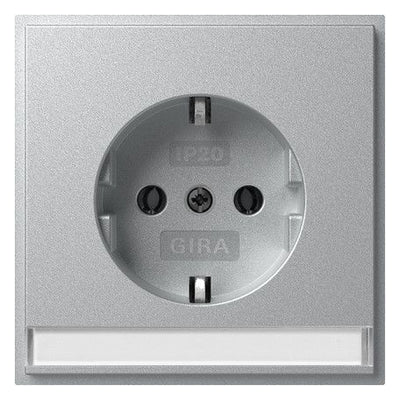 GIRA 446265 SCHUKO-Steckdose BSF+Shutter (IP20) TX_44 Farbe Alu