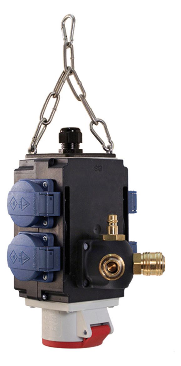 Bachmann 349.303 Energiewürfel 4xSchuko 1xCEE