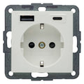Berker 48141909 Steckdose SCHUKO/USB AC 20W PD S1 pw mt