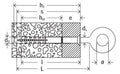 Fischer 059179 Rahmendübel S 14 H 100 R