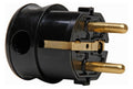 Kopp 178505000 Kunststoff Schuko Winkelstecker 2 Schukos.f.Kabel bis 3x1