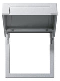 GIRA 265826 Montagerahmen Klappdeckel System 55 Farbe Alu