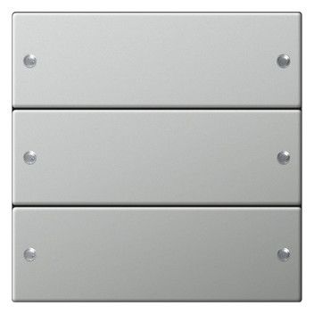 GIRA 2133601 Wippenset 3fach System 55 Edelstahl
