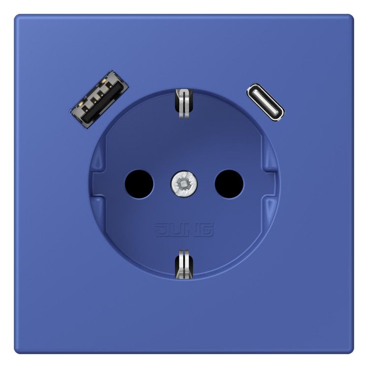 Jung LC1520-15CA206 SCHUKO-Steckd.m.USB Typ AC LC32020