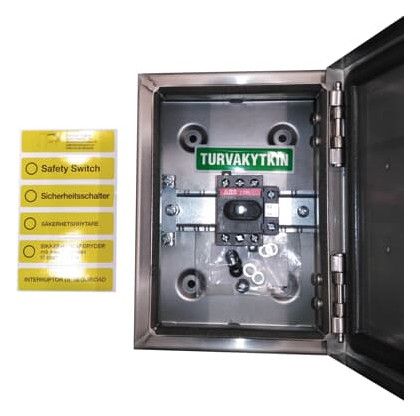 ABB OTR16A3M Sicherheitsschalter 3p 7,5 kW 400V m.rt-gelbem 1SCA022613R2860