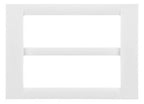 GEWISS GW22108 Abdeckrahmen System Virna 12M Wolkenweiss