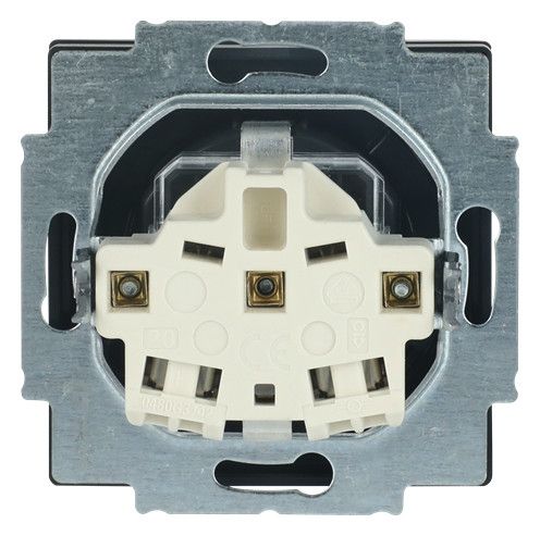 BJ 20 EUKNBSL-885 SCHUKO Steckdosen-Einsatz schwarz matt future