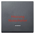 Mert 431814 Wippe m.Kontrollfenster+ Aufd. Heizungsnot anthrazit System M