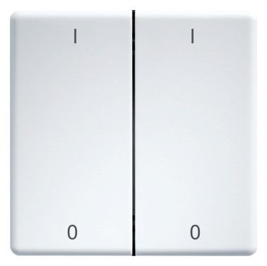 Eltako DW-FT55-rw+IO Doppelwippen 55er Design u.E-Design55 reinweiß 30000988