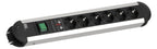 Bachmann 331.013 PRIMO 6xSchuko ÜSS 1xSchalter Strom 1,75m Schuko