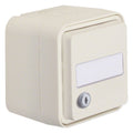 Berker 47893502 Steckdose SCHUKO+Klappd. B-feld gl.Schließung Ap W.1 polarweiß