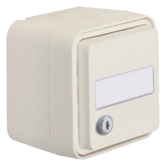 Berker 47893502 Steckdose SCHUKO+Klappd. B-feld gl.Schließung Ap W.1 polarweiß