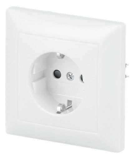 BJ 20 EUJB-914 SCHUKO Steckdose Vollplatte Bs alpinweiß balance SI
