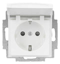 BJ 20 EUKNB-914 SCHUKO Steckdose Bs Klappd. beschriftbar alpinweiß balance