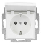 BJ 20 EUKNB-914 SCHUKO Steckdose Bs Klappd. beschriftbar alpinweiß balance